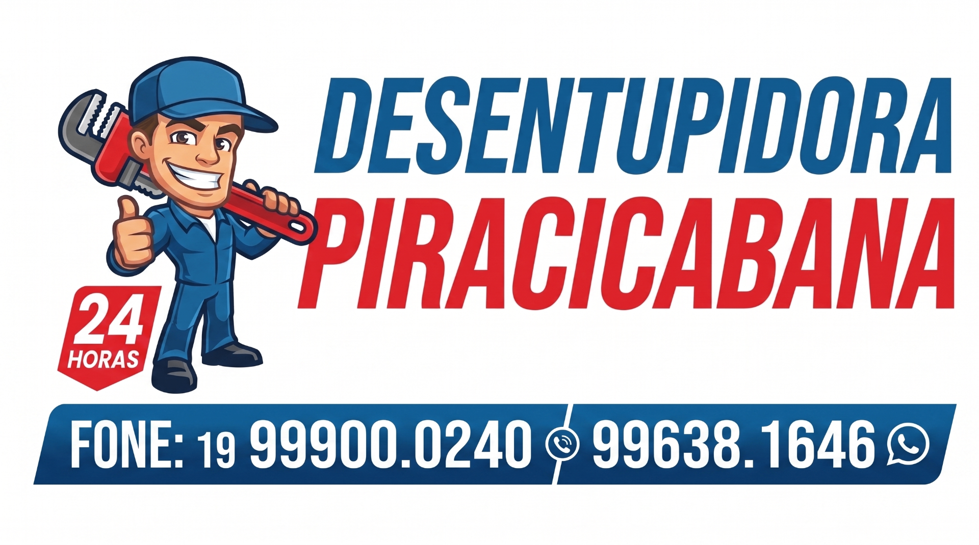 Desentupidora Piracicabana — atendimento 24 horas